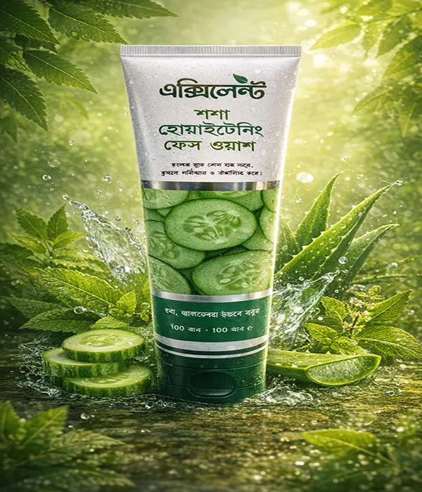 শশা হোয়াইটেনিং ফেস ওয়াশ-Cucumber Whitening Face Wash